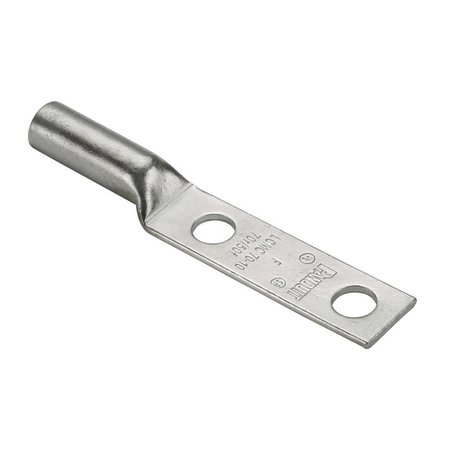 PANDUIT Copper Compression Metric Lug, 2 Hole, L LCMC70-12-X